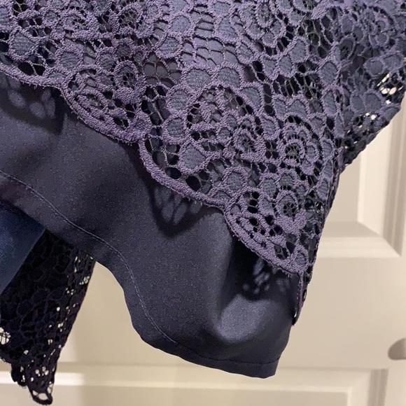 NWOT Madewell Magnolia Lace Dress in Navy - Picture 8 of 11